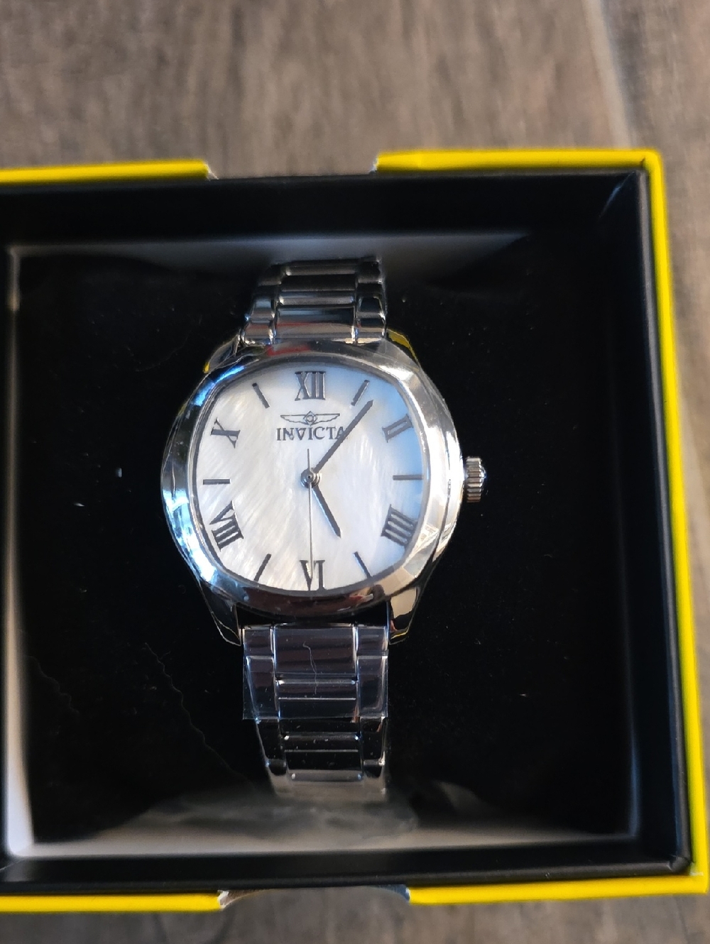 49. Invicta Silver Stainless Steel Men's Watch with Roman Numerals